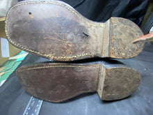 Load image into Gallery viewer, Original WW2 Dated British Royal Navy Pair of Naval Ratings Deck Boots - Size 7
