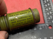 Load image into Gallery viewer, Original British Army Anti-Dimming Ointment Tin - Korea War Era - Dated 1952
