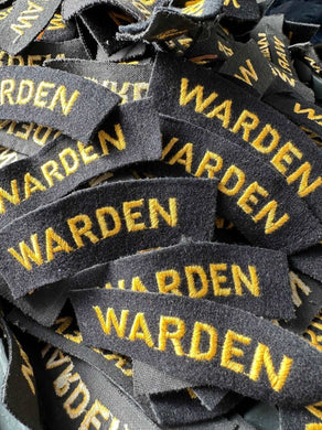 Warden shoulder title