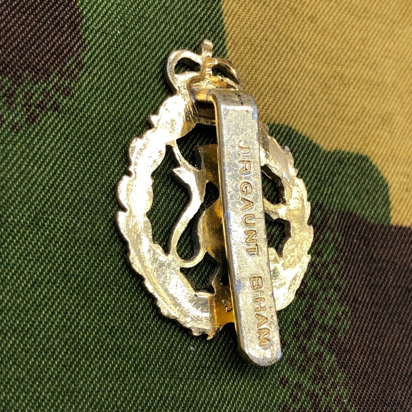 Original British Staybrite Army Cap Badge - Women's Royal Army Corps - The Militaria Shop