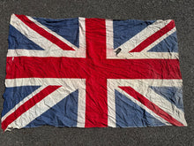 Load image into Gallery viewer, Original WW2 British Union Jack Flag - British Made - Large Size - 170x106cm
