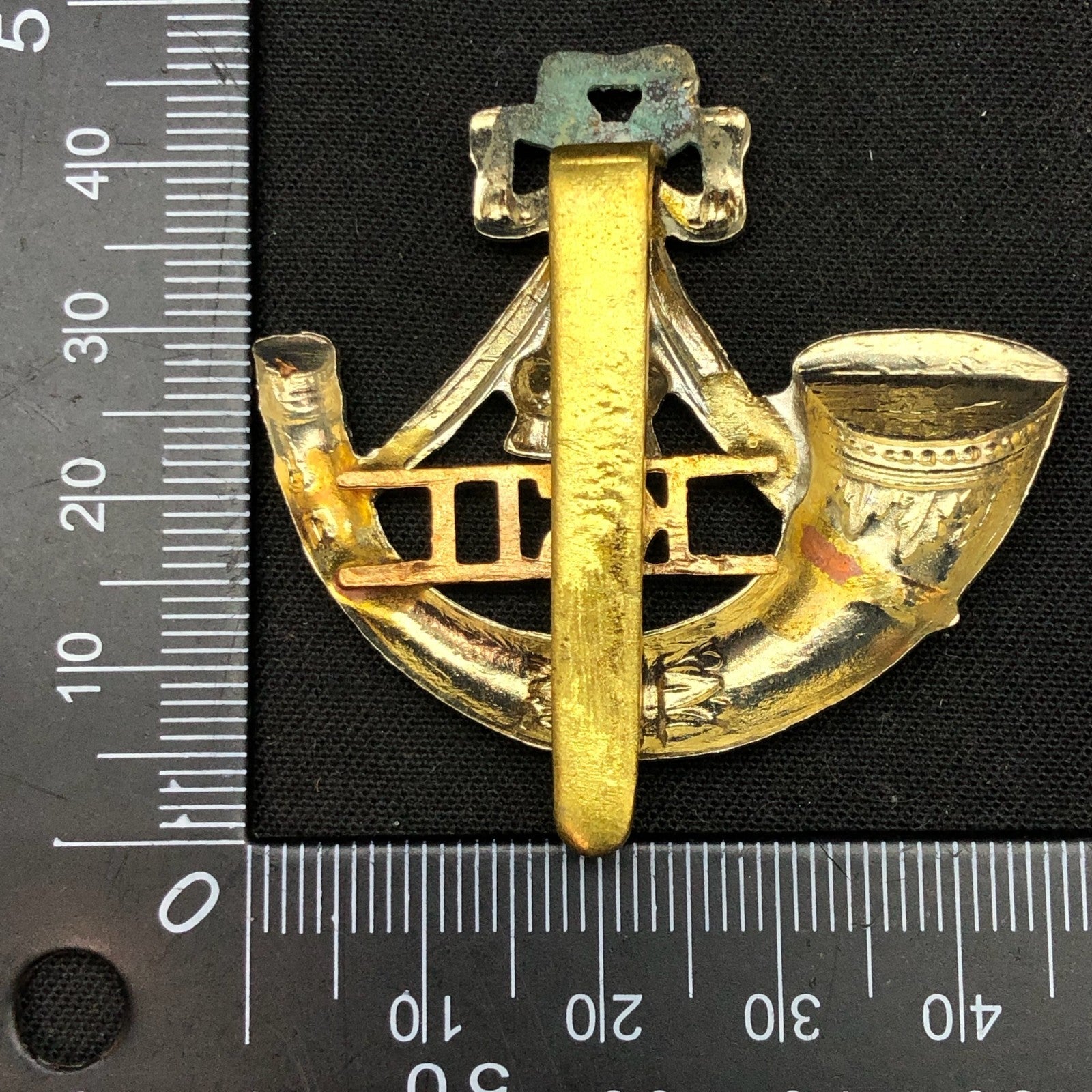 Original British Army Cap Badge - King's Shropshire Light Infantry - The Militaria Shop