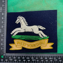 Load image into Gallery viewer, British Army Bullion Embroidered Blazer Badge - West Yorkshire
