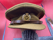 Load image into Gallery viewer, Original British Army Officers&#39; Royal Engineers Service Dress Cap - EIIR
