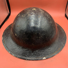 Load image into Gallery viewer, Original WW2 Mk2 British Army Brodie Combat Helmet &amp; Liner Set
