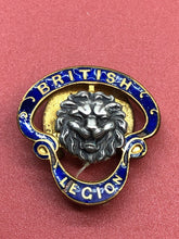 Load image into Gallery viewer, Original WW2 British Army British Legion Lapel Badge
