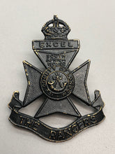 Load image into Gallery viewer, Original WW1 12th County of London Bn. (The Rangers) London Regiment Cap Badge
