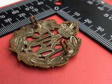 Load image into Gallery viewer, Original WW2 British Royal Air Force RAF Kings Crown Cap Badge
