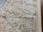 Original WW2 British Army GSGS OS Map of Great Britain - Bridgewater & Quantock - The Militaria Shop