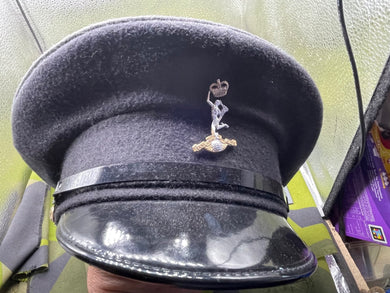 Original British Army Royal Corps of Signals Peaked Cap - Size 57cm - The Militaria Shop