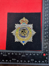 Load image into Gallery viewer, British Army Bullion Embroidered Blazer Badge - RASC Service Corps - Kings Crown
