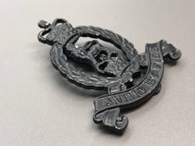 Load image into Gallery viewer, Genuine British Army Adjutant General&#39;s Corps Blackened Cap Badge
