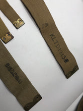 Load image into Gallery viewer, Original WW2 37 Patternn Webbing British Army L Strap Set - WW2 Dated
