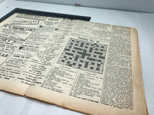 Load image into Gallery viewer, Original WW2 British Newspaper Channel Islands Occupation Jersey - December 1940
