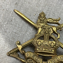 Load image into Gallery viewer, Original WW2 British Army General Service Corps Kings Crown Cap Badge
