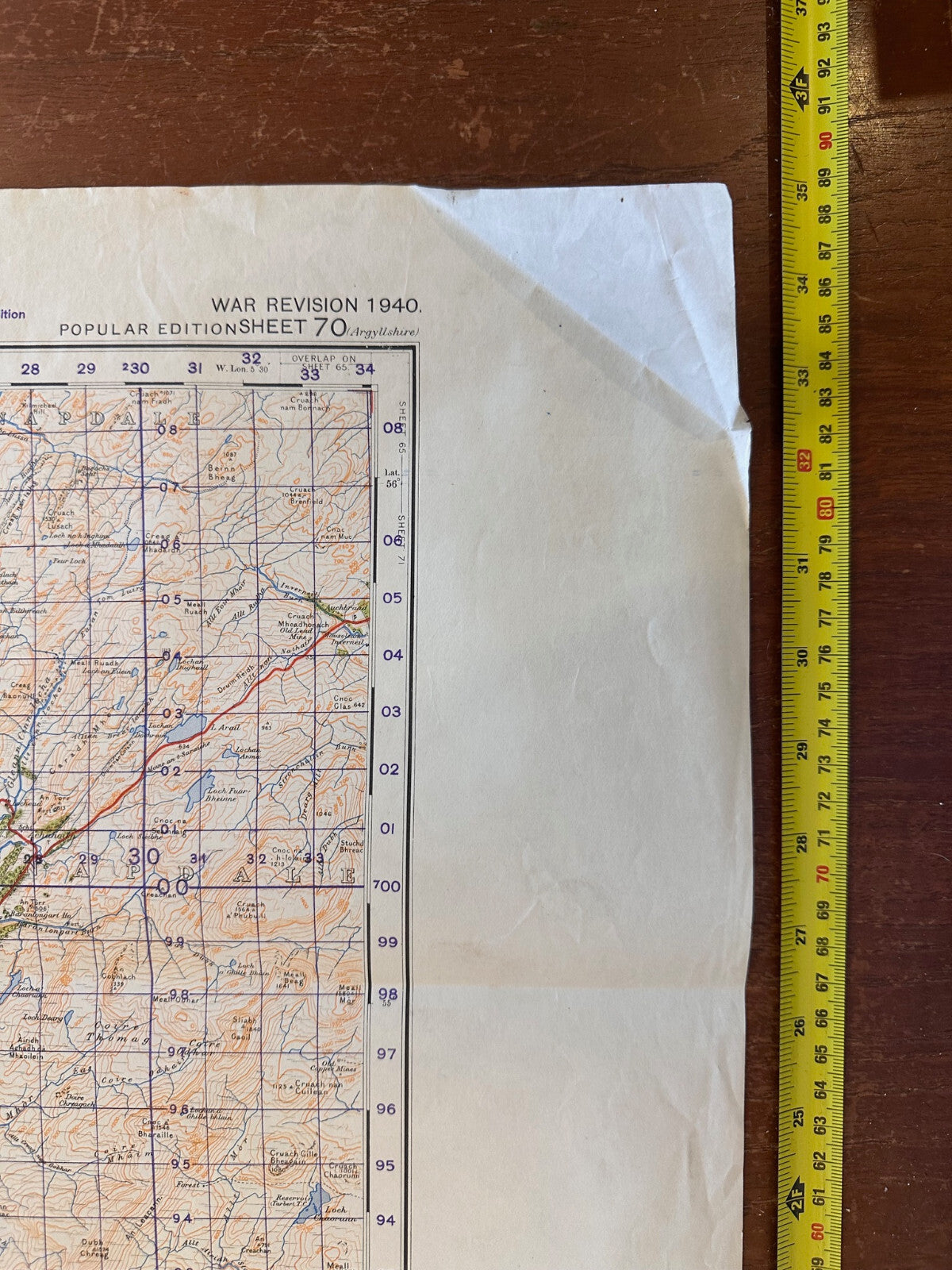 Original WW2 British Army GSGS Map of Scotland - Sound of Jura - The Militaria Shop