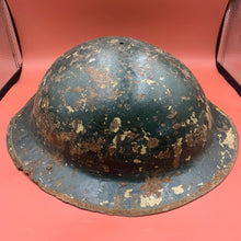 Load image into Gallery viewer, Original British Army WW2 Soldiers Military Combat Helmet
