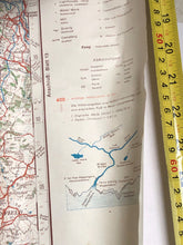 Load image into Gallery viewer, Original WW2 German Luftwaffe Map of Manchester / Liverpool UK North West
