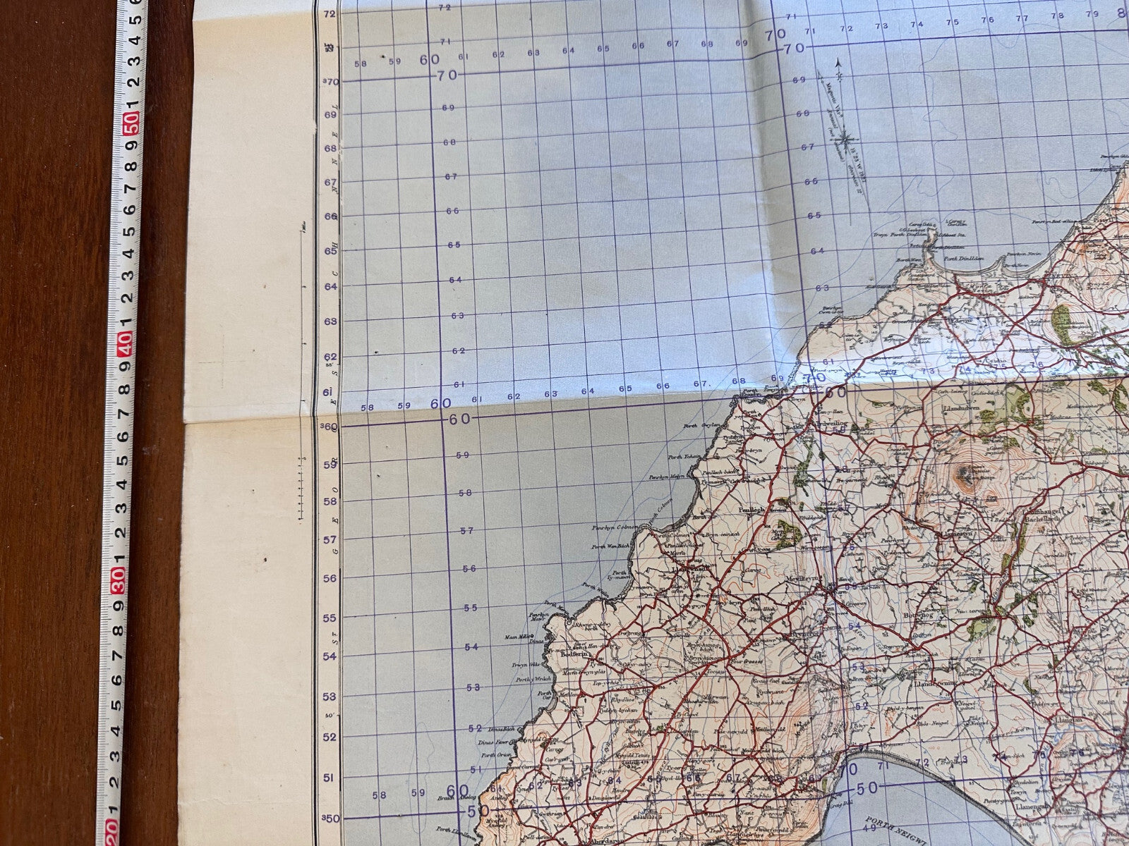 Original WW2 British Army GSGS OS Map England & Wales - Portmadoc & Criccieth - The Militaria Shop