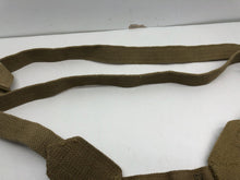 Load image into Gallery viewer, Original WW2 British Army 37 Pattern Stretcher Bearer Straps 1945 Dated
