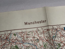 Load image into Gallery viewer, Original WW2 German Army Map of UK - Manchester / Liverpool / North West England
