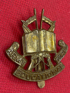 Original British Army - ARMY EDUCATION CORPS Cap Badge - The Militaria Shop