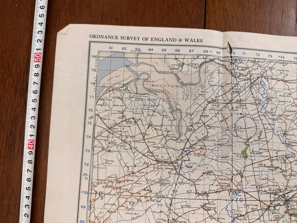 Original WW2 British Army GSGS OS Map of Great Britain - Carlisle - The Militaria Shop