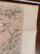 Original WW2 British Army GSGS OS Map of Great Britain - Barmouth & Aberystwtrh - The Militaria Shop