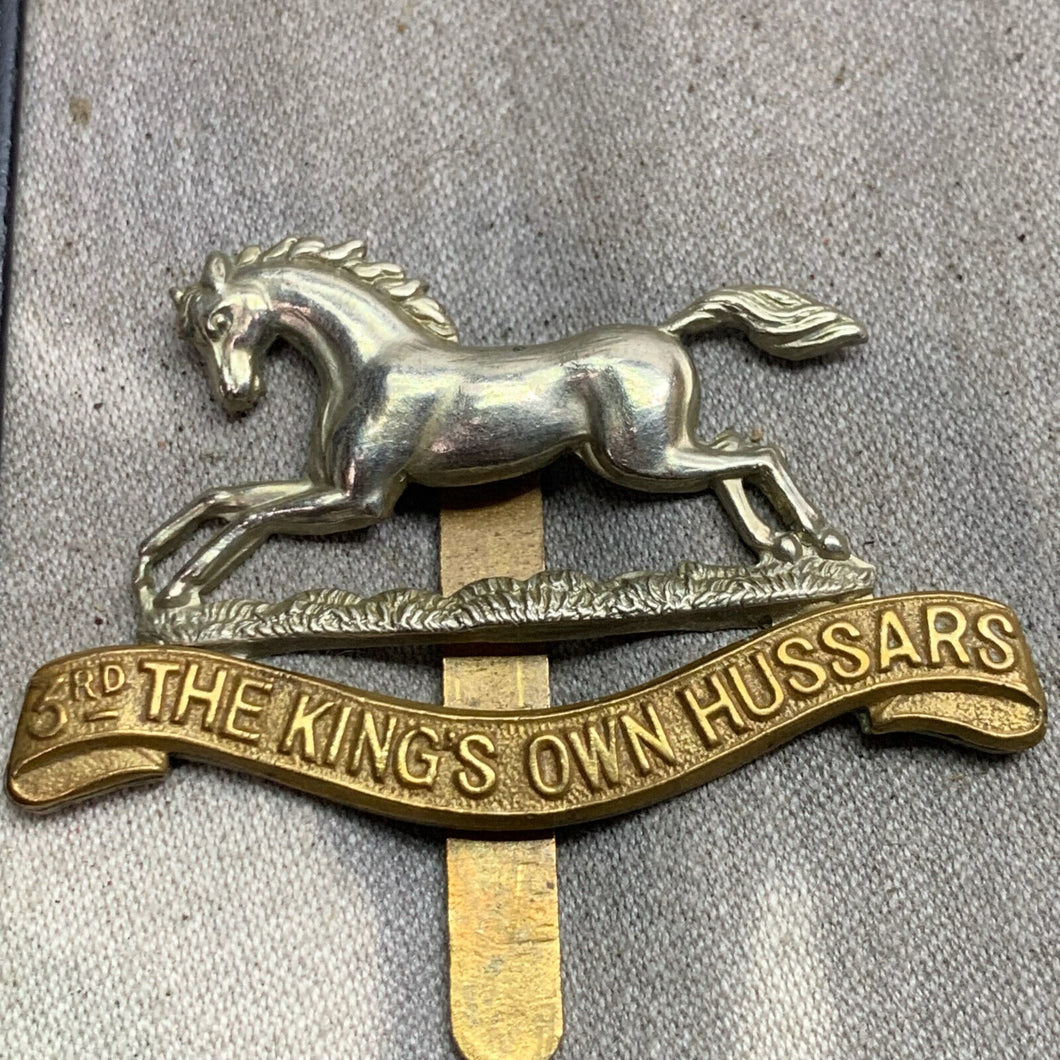 Original WW2 British Army Cap Badge - 3rd The King's Own Hussars