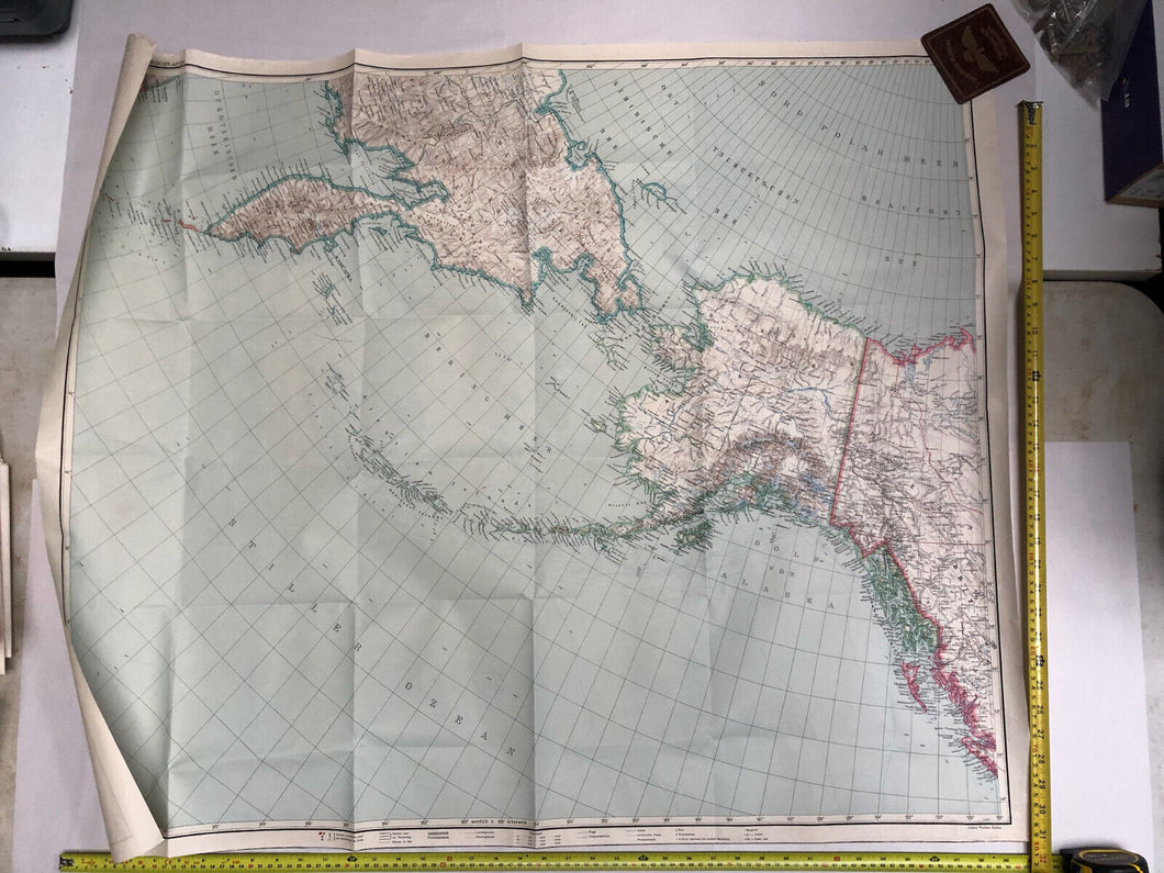 Original WW2 German Luftwaffe Map