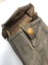 Charger l&#39;image dans la galerie, Original WW2 British RAF 37 Pattern Webbing Bren / Universal Pouch Wartime Dated
