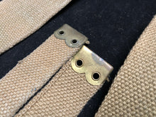 Load image into Gallery viewer, Original WW2 British Army 37 Pattern Khaki L-Straps Webbing - Wartime Dated
