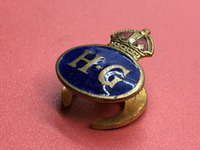 Load image into Gallery viewer, Original WW2 British Army Home Guard (H.G.) Enamel Lapel Badge
