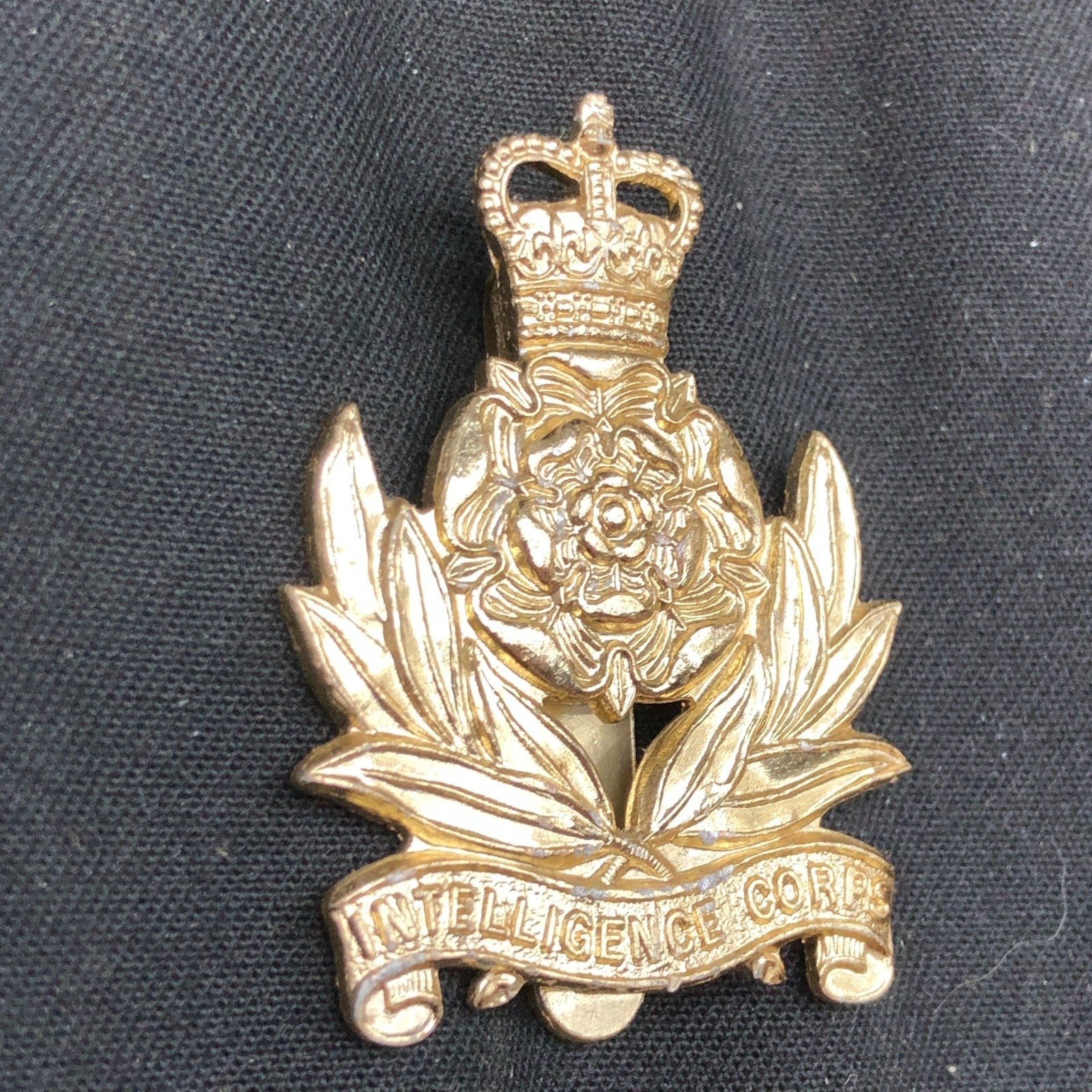 Original British Staybrite Army Cap - Intelligence Corps - The Militaria Shop