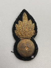 Load image into Gallery viewer, Original WW2 British Army Royal Artillery Bullion Uniform Collar Badge
