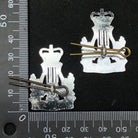 Original British Collar Badge Pair - The Army Junior School Of Music - The Militaria Shop