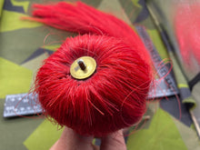 Load image into Gallery viewer, Original British Army Household Cavalry Red Horse Hair Plume - The Militaria Shop

