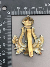 Load image into Gallery viewer, Original British Army Kings Crown Muscians Bandsmans Cap Badge
