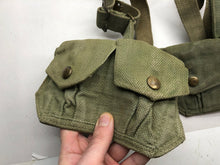 Load image into Gallery viewer, Original British Army WW2 37 Pattern Belt, Pouches &amp; Straps Set - 42&quot; Waist
