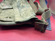 Load image into Gallery viewer, Original WW1 British Army 1908 Pattern Side Bag &amp; Shoulder Strap
