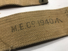 Lade das Bild in den Galerie-Viewer, Original WW2 37 Patternn Webbing British Army L Strap Set - WW2 Dated
