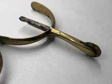 Load image into Gallery viewer, Original Pair of WW1/WW2 British Army Officers Brass Horse Riding Spurs
