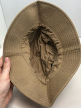 Charger l&#39;image dans la galerie, British Jungle Tropical Khaki Bush Hat 1954 Size 5 1/2 - Similar to 1944 Pattern
