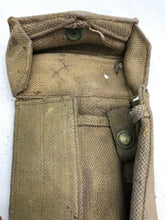 Load image into Gallery viewer, Original WW2 British Army 37 Pattern Bren Pouch - Used Condition
