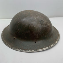 Load image into Gallery viewer, Original WW2 British Army Mk2 Combat Brodie Helmet - South African Made
