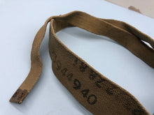 Load image into Gallery viewer, Original WW2 British Army Tan Webbing Shoulder Strap 37 Pattern
