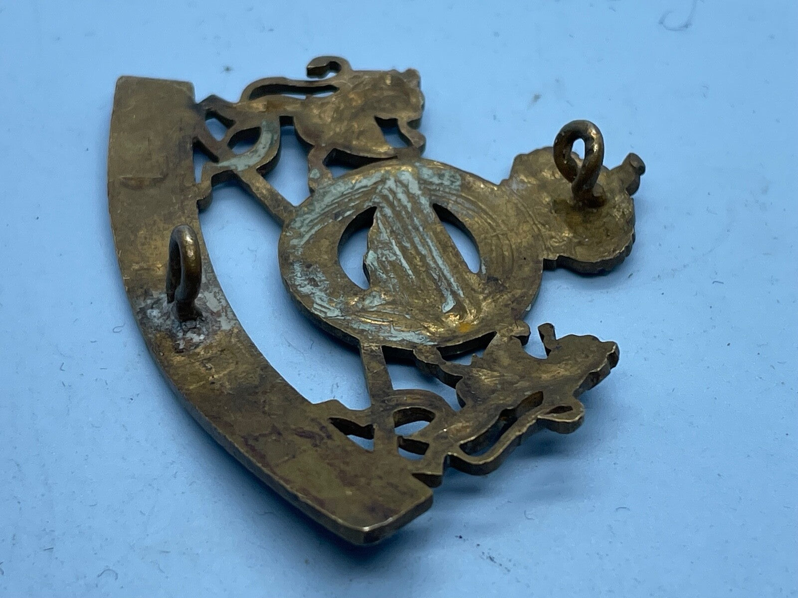 Original Belgium Royal Army Service Corps RASC Cap Badge - The Militaria Shop