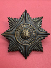 Load image into Gallery viewer, Original British Army Irish Guards Brass Pagri / Cap Badge
