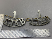 Load image into Gallery viewer, Pair of Original WW2 Onwards 1st S. John&#39;s Ambulance Shoulder Titles
