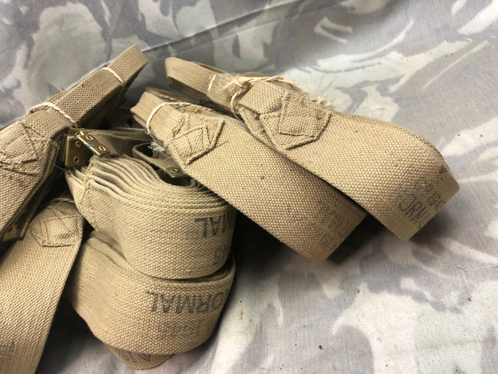Original WW2 Dated British Army 37 Pattern Shoulder Strap - New Old Stock - The Militaria Shop
